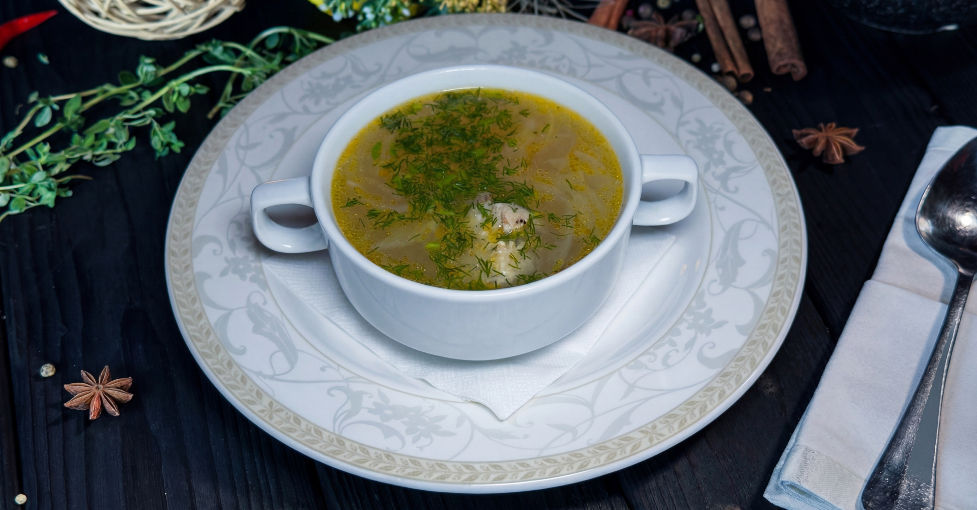 Суп-лапша с курицей